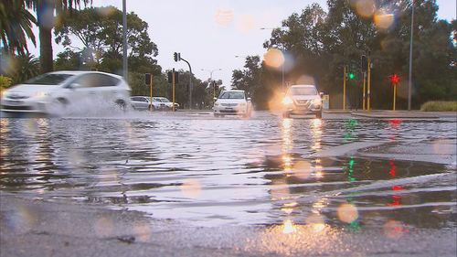 Perth has seen more than twice as much rain as it would fall in just one day in a month.