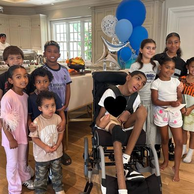 Kardashian kids with Amari Thompson